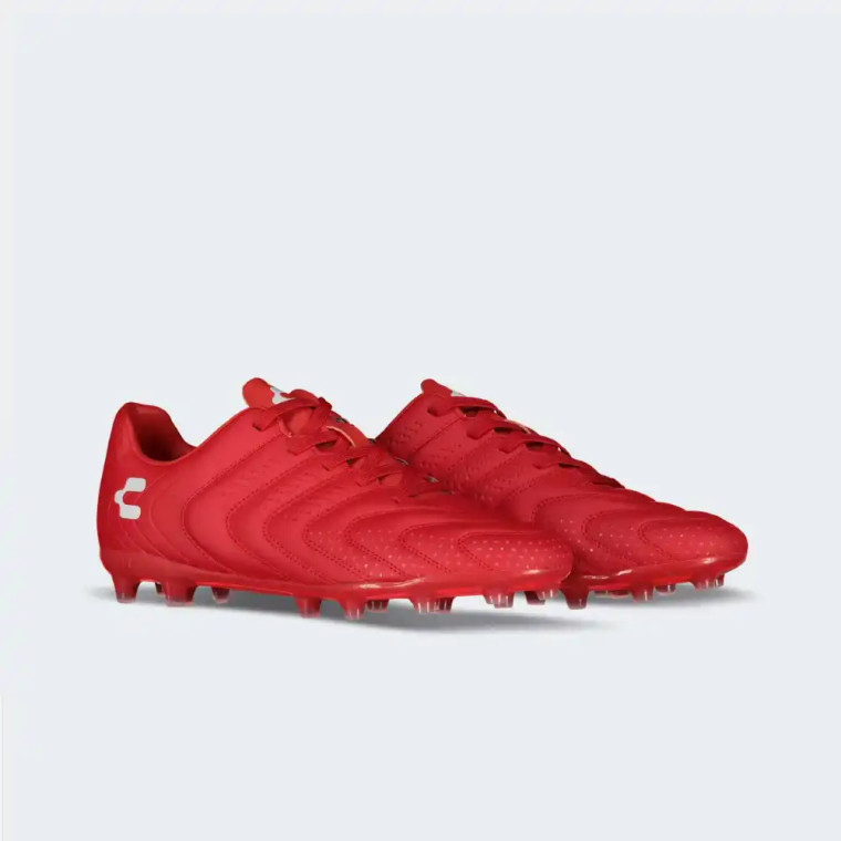 Charly Encore Firm Ground Soccer Cleats 006-Red/White