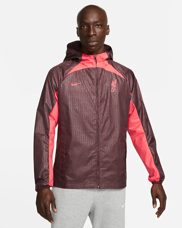 Nike Liverpool FC AWF Soccer Jacket 652/Burgundy-Red 2022/23 