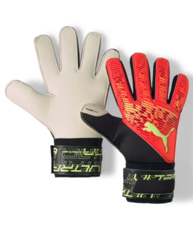 Puma Ultra Grip 2 RC Goalkeeper Gloves 02-Fiery Coral/Fizzy Light