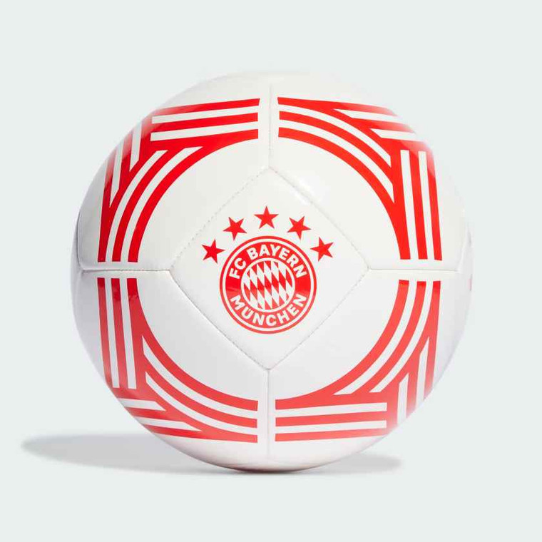adidas Bayern Munich Home Club Soccer Ball White/Red