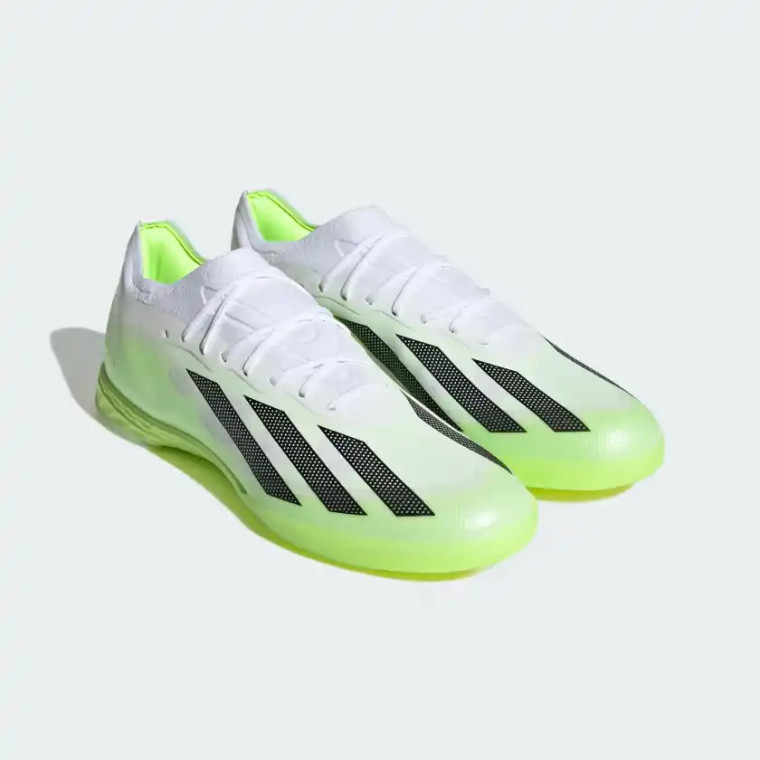 adidas X Crazyfast.1 Indoor Soccer Shoes White/Lemon