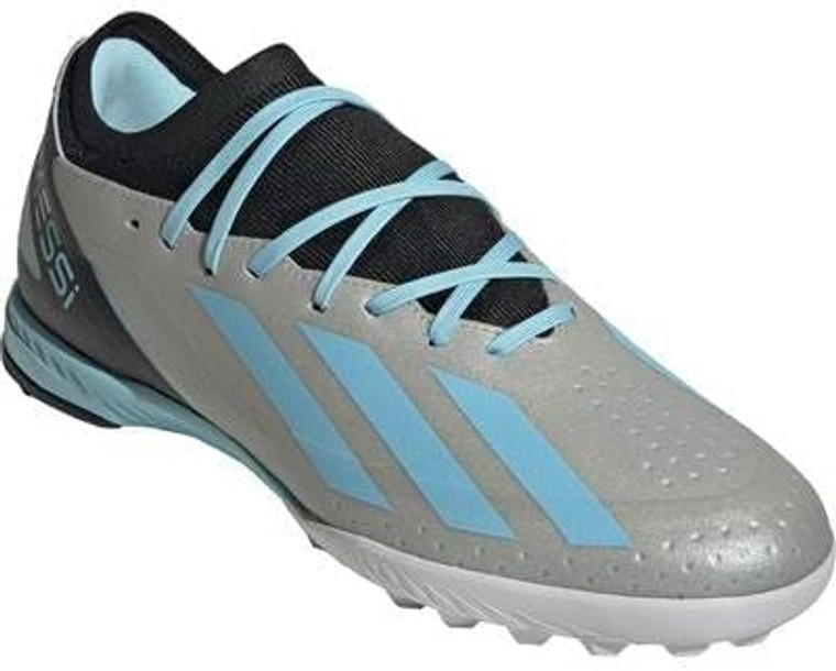 adidas X Crazyfast.3 Turf Soccer Shoes Silver/Blue