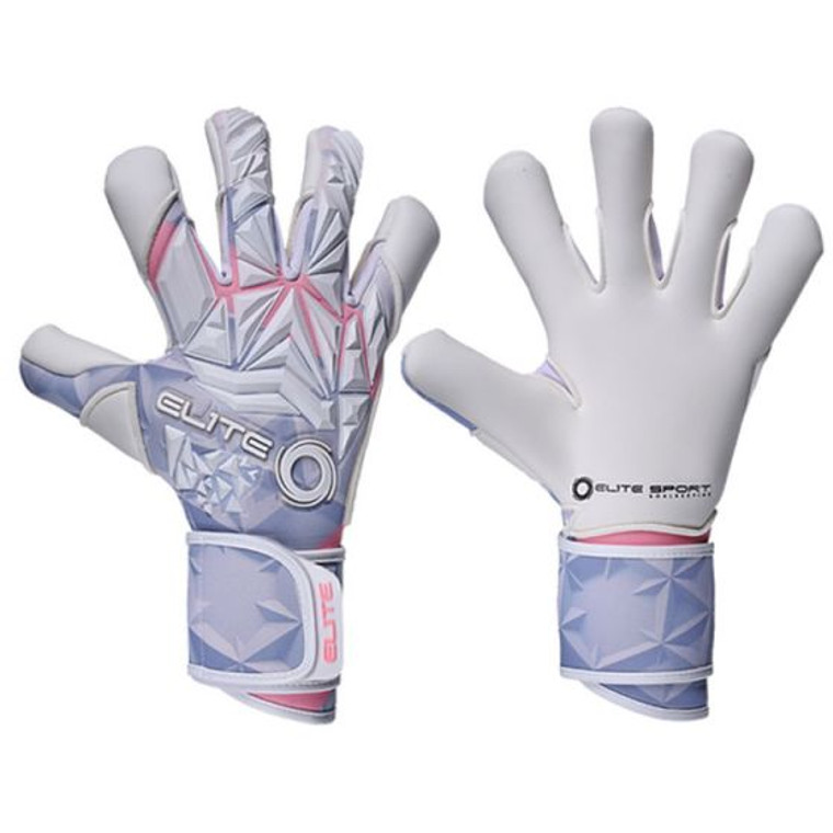 Elite Sport Sakura Goalkeeper Gloves White/Grey/Pink