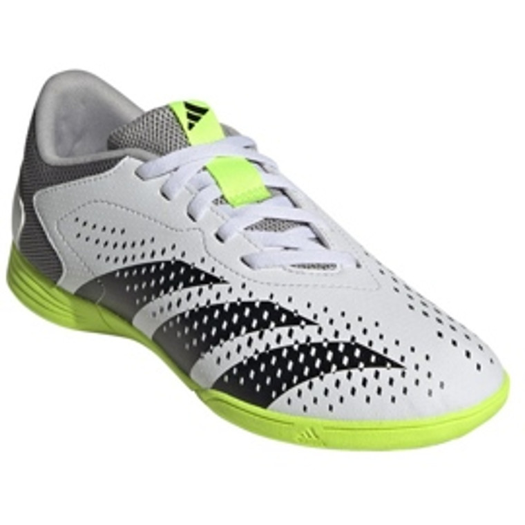 adidas Predator Accuracy.4 Indoor Sala Soccer Shoes Youth Version White/Black/Lemon