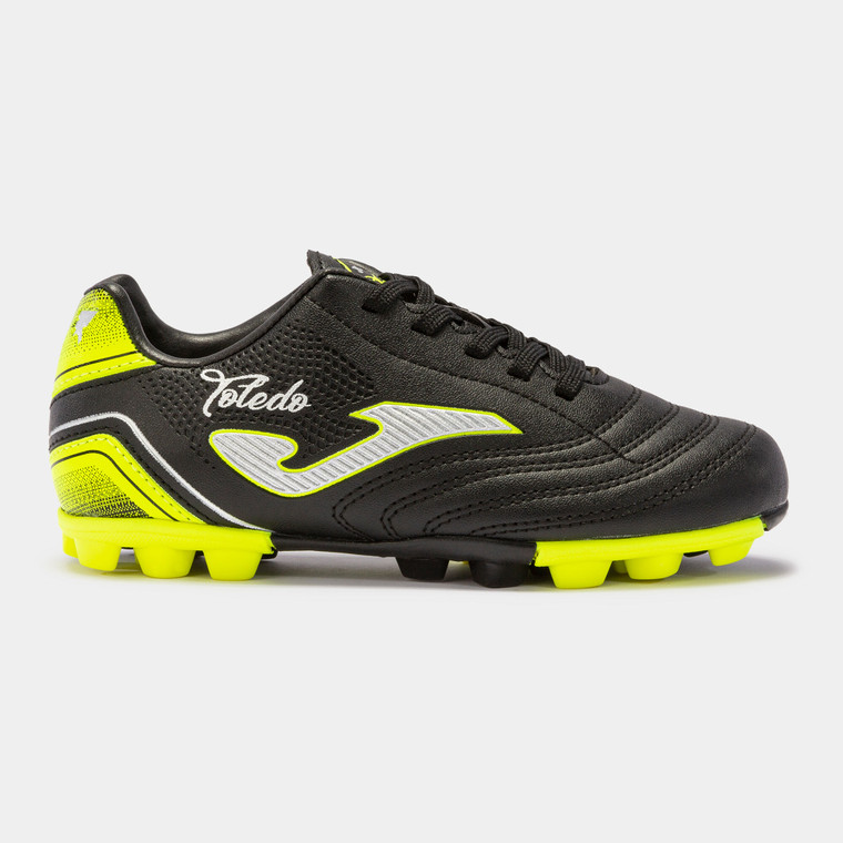 Joma Toledo 2201 Firm Ground Soccer Cleats Youth Version Black