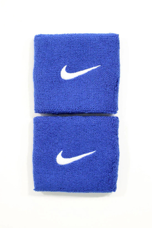 Nike Swoosh Wristbands 2 Pack Royal/White