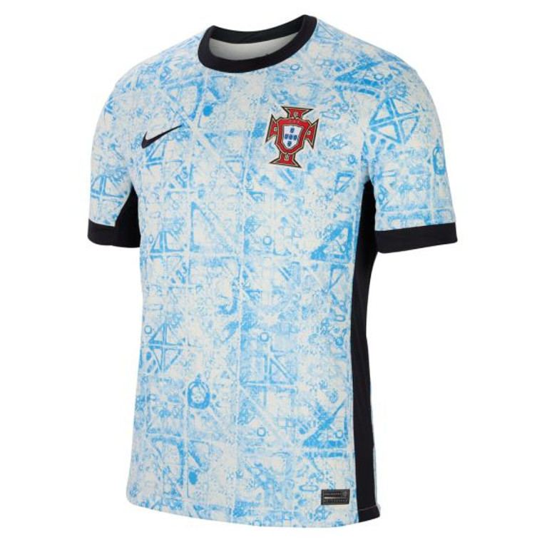 Nike Portugal Away Jersey 133-Cream/Blue/Pitch Blue Euro Copa 2024