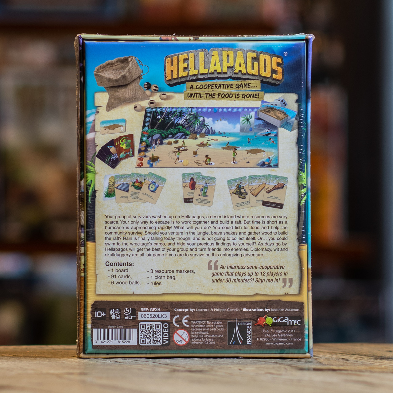 Hellapagos A cooperative game until the food is gone!