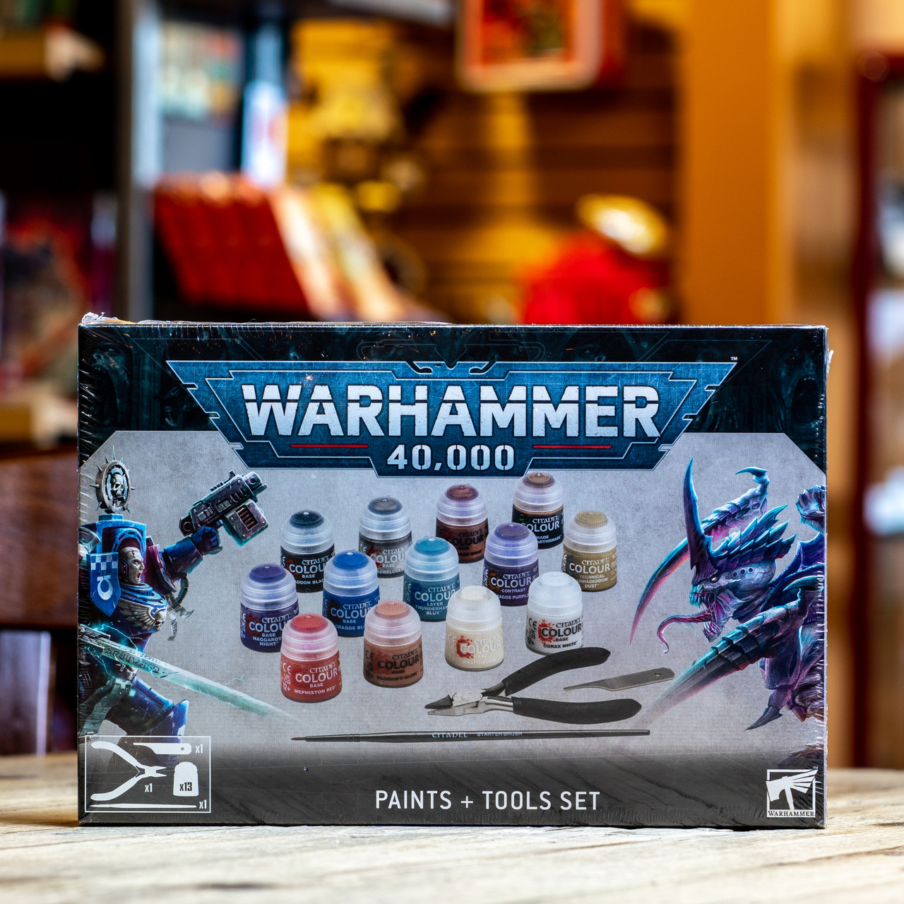 Paints + Tools Set Age of Sigmar Warhammer 40,000