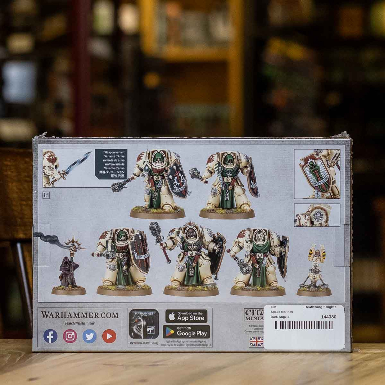 M*i様 ウォーハンマー Deathwing Knights Warhammer JT WH 40K Dark Angels Deathwing Knight Mace 2 1:18 Figure