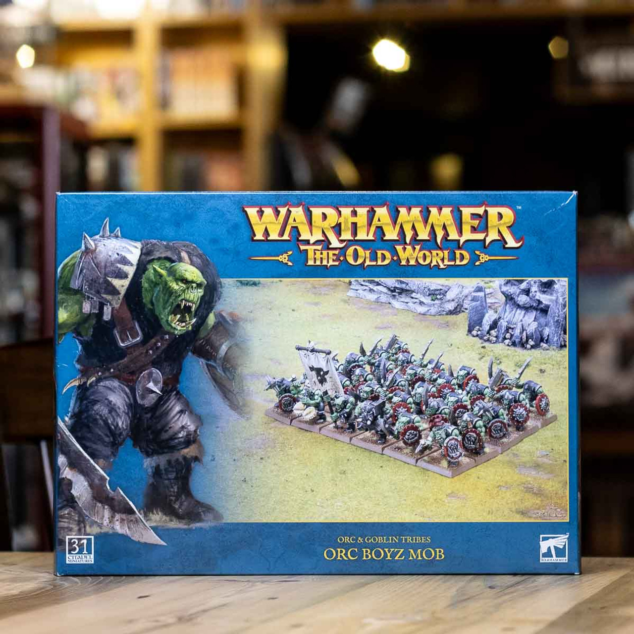 warhammer old world orc boyz 25体 Mox Boarding House | Warhammer: The Old World - Orc Boyz Mob