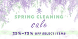 Spring Cleaning Sale