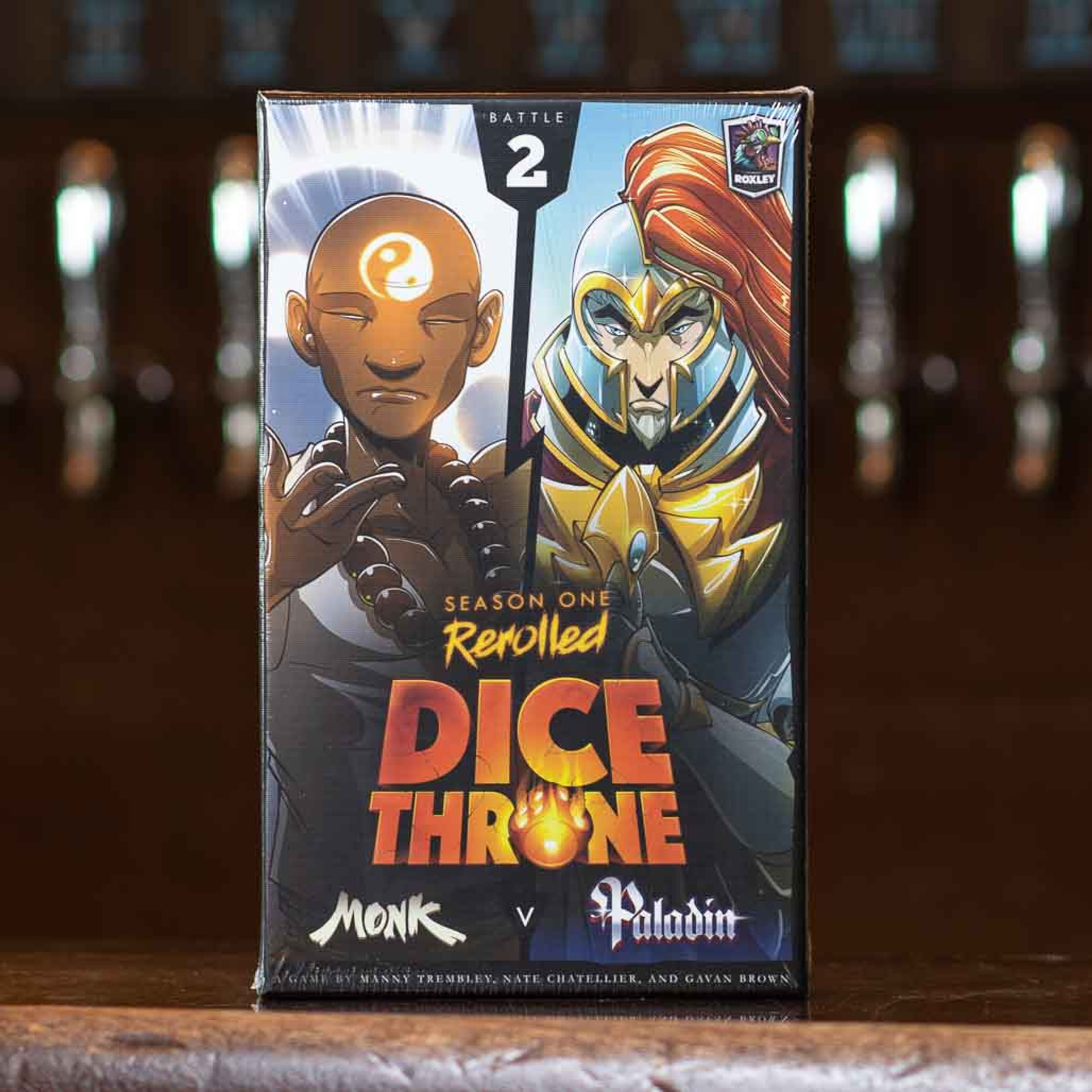 Mox Boarding House Dice Throne S1 Monk vs Paladin