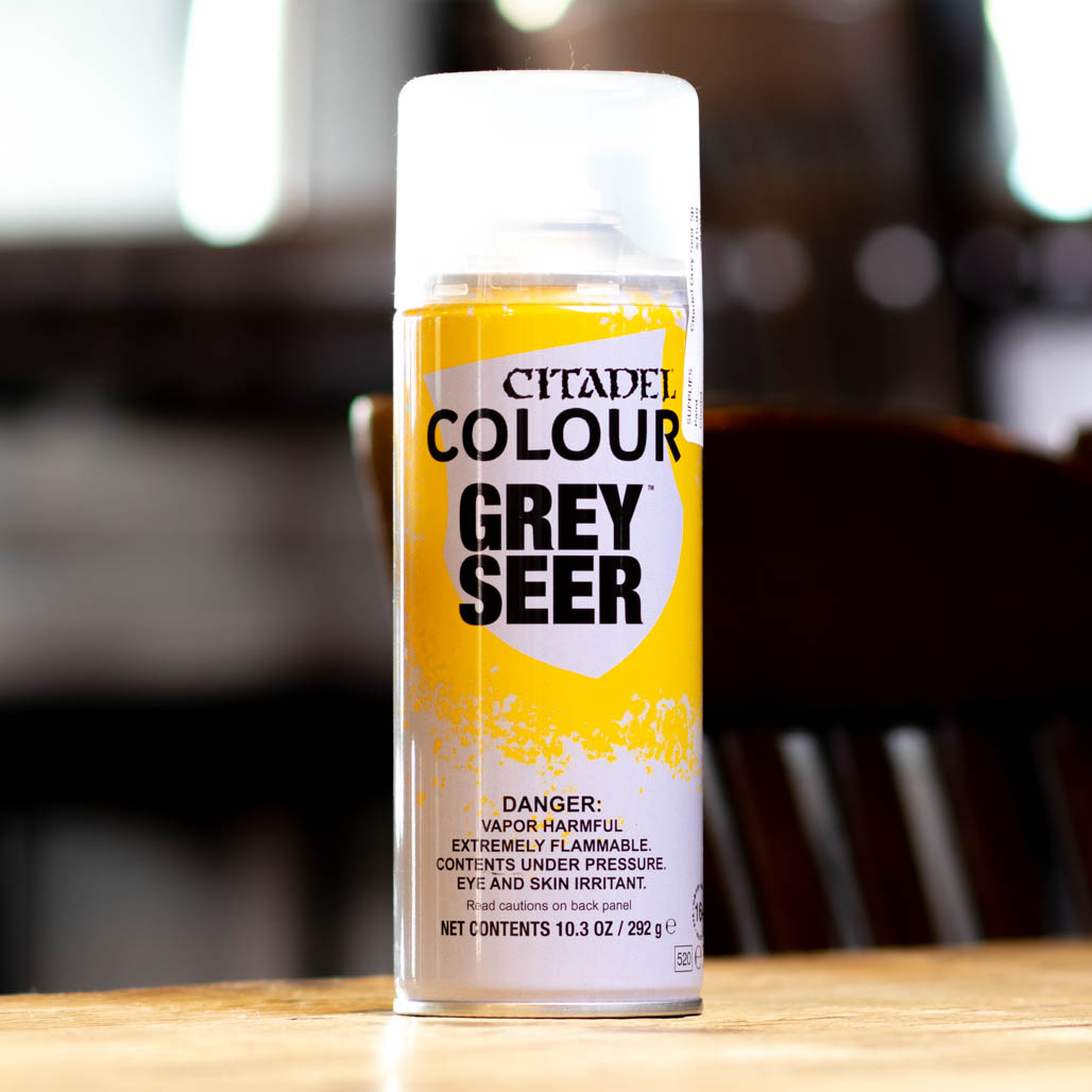 Citadel Colour Primer Spray Grey Seer – 400 Ml, Grundierung Für Miniaturen