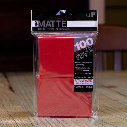 Mox Boarding House  Ultra PRO Sleeves Matte Red (100ct)