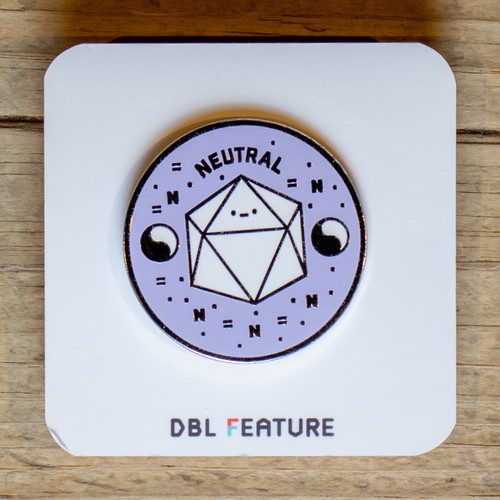 DBL Feature - Neutral Enamel Pin