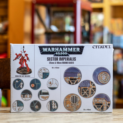 Warhammer 40K - Sector Imperialis 25mm & 40mm Round Bases