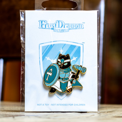 Cleric Cat Pin (Series 1)