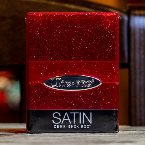 Ultra PRO 100+ Satin Cube - Glitter Red