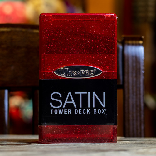 Ultra PRO 100+ Satin Tower - Glitter Red