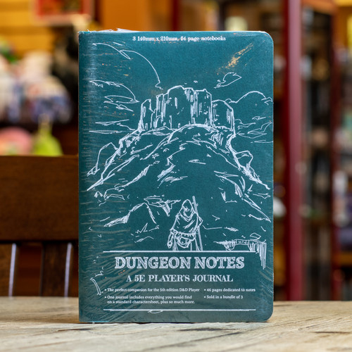 Dungeon Notes Hero's Journals (3 Pack - Green)
