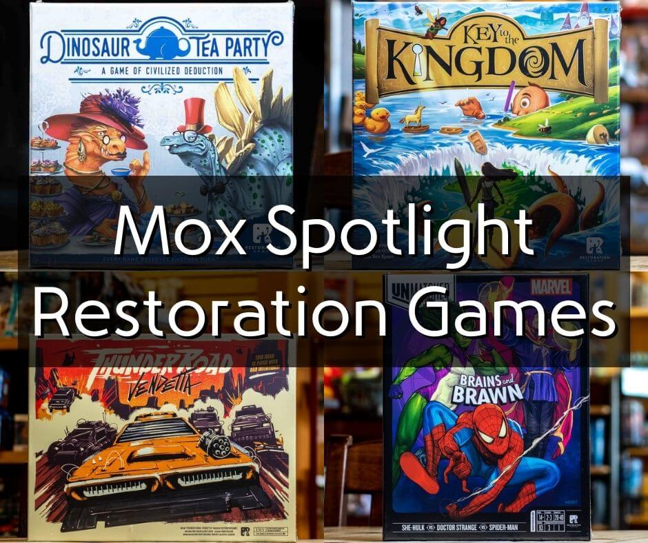 Mox Spotlight September: Restoration Games - Mox Boarding House