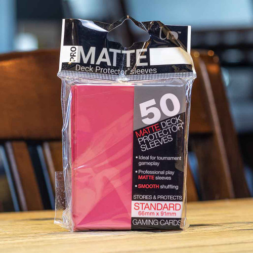 Ultra PRO Sleeves - Matte Fuchsia (50ct)