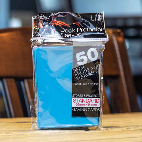 新品未開封　Ultra Pro Deck Protector 50枚入り Mox Boarding House | Ultra PRO Sleeves Gloss Light Blue (50ct)
