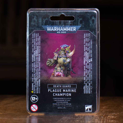 Warhammer: 40,000 - Death Guard: Plague Marine Champion – Boarding,  Warhammer 40k Death Guard 