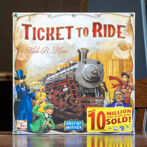  Ticket to Ride Board Game, Family Board Game, Board Game for  Adults and Family, Train Game, Ages 8+, For 2 to 5 players