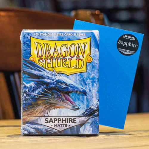 Dragon Shield: Matte Sapphire Standard Sleeves