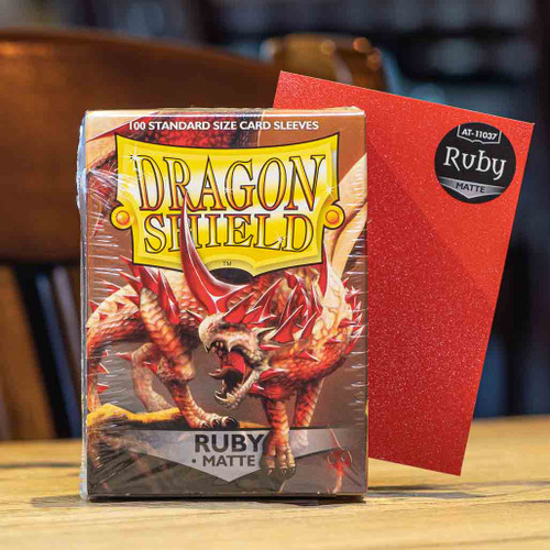 Dragon Shield - Matte Crimson, Shield / Sleeve