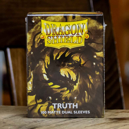 100 Protèges cartes Dual Matte Standard Size - Truth - Dragon Shield