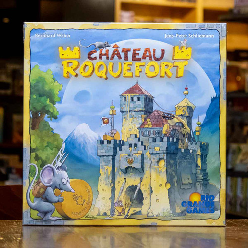 Rio Grande Games Chateau Roquefort - Rio Grande Games, Memory Board Game, Cheese & Mice Themed, Kids Ages 6+, 2-4 Players, 30 Min