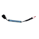 Kai 10 foot 8mm Pro Black Coiled SUP Ankle Leash