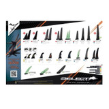 Select Shock Bump'N Jump Windsurfing Fin chart