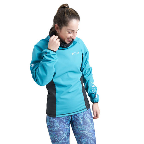 Rooster Womens Classic Aquafleece Top Teal