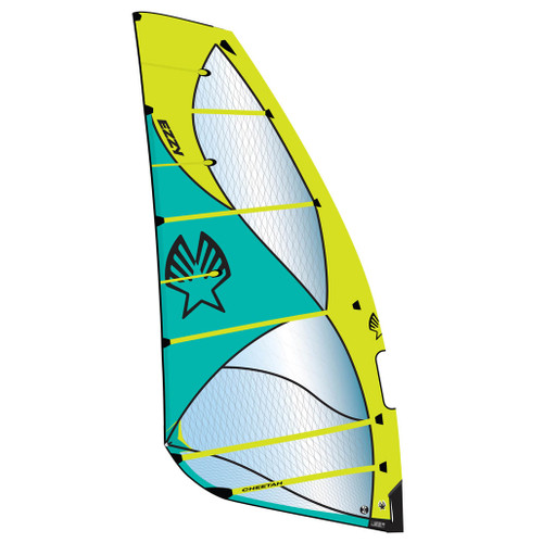 Ezzy 2024 Cheetah Windsurf Sail Green Yellow