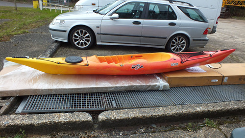 RTM Disco Sit On Top Kayak with Hatch Irregular Underneath