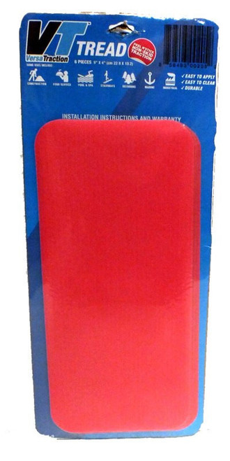 Versa Traction Tread 9x4 inch Red