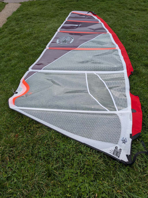 Used Ezzy Legacy 6.5m Windsurfing Sail as new