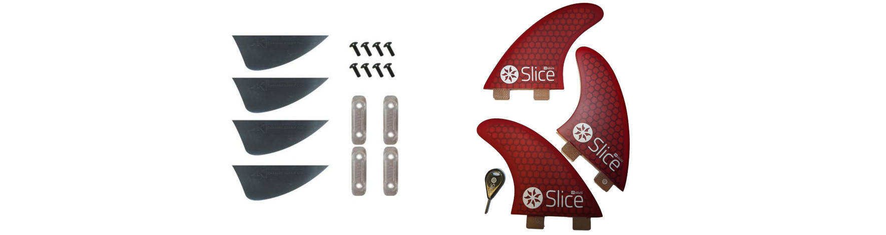 Kitesurfing Board Fins