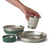 Sea to Summit Detour Stainless Steel Collapsible Dinnerware Set - (6 Piece) Sea to Summit Detour Stainless Steel Collapsible Dinnerware Set - (6 Piece)