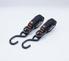 Tie Down Straps 9' w/ Hooks and Cam Bucklet (Set of 2) - Black