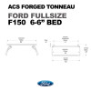 Leitner Designs ACS FORGED TONNEAU - RAILS ONLY - Ford Leitner Designs ACS FORGED TONNEAU - RAILS ONLY - Ford