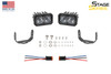 Diode Dynamics C2 2.0 White Sport Standard LED Pod Combo/Driving Red Back Light(pair)