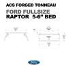 Leitner ACS FORGED TONNEAU - RACK ONLY - Ford