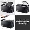 ICECO VL75 Pro Dual Zone 79QT Portable Cooler - Black