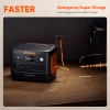 Jackery Explorer 1000 V2 Portable Power Station + SolarSaga 100W Mini Solar Panel