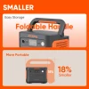 Jackery Explorer 1000 V2 Portable Power Station + SolarSaga 100W Mini Solar Panel